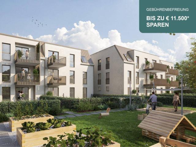 LAVITA Dachgeschoß Wohnung mit Süd Terrasse und Deckenkühlung an der Stadtgrenze zu Wien