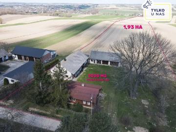 Gospodarstwo 1,93 ha z budynkami i terenem budowlanym