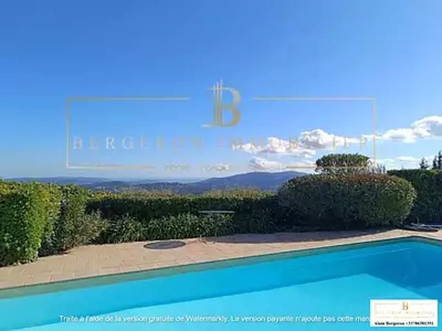 Le Tignet 06530 Achat / Vente maison 6 pièces t6 piscine parking
