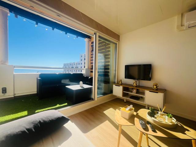 Le Barcarès Grande Plage Beau T2 Cabine capacité 4 à 6 personnes entièrement équipé !