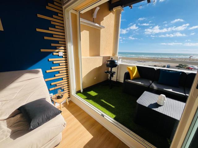 Le Barcarès Grande Plage Beau T2 Cabine capacité 4 à 6 personnes entièrement équipé ! Groupement Immobilier 66