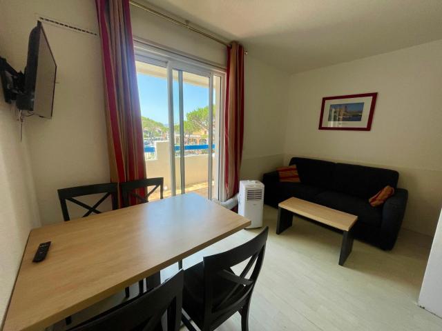 Le Barcarès studio cabine 4 personnes résidence de tourisme 3 étoiles avec piscine et accès direct plage ! Groupement Immobilier 66