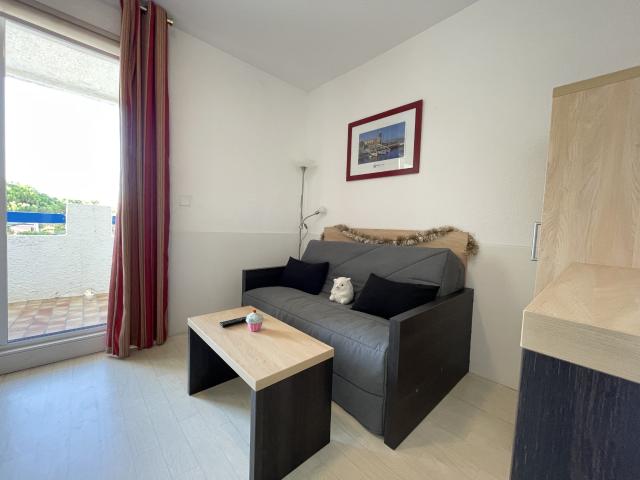 Le Barcarès Studio Cabine 4 personnes résidence de tourisme avec piscine et parking privé ! Groupement Immobilier 66