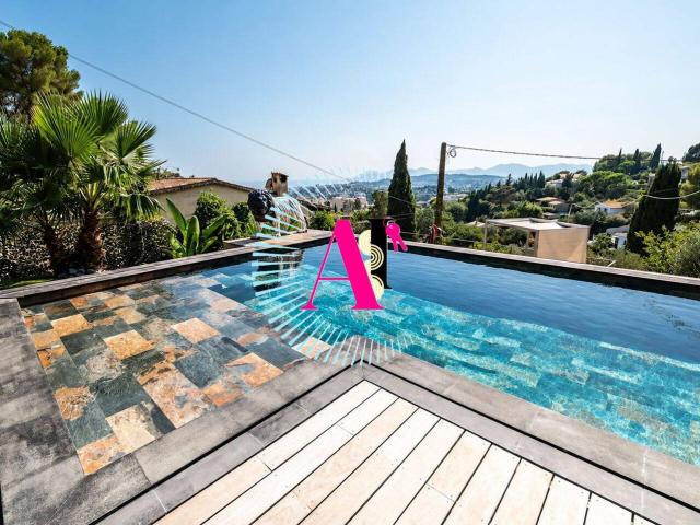 Le Cannet Les Collines – Villa meublée de prestige, vue mer
