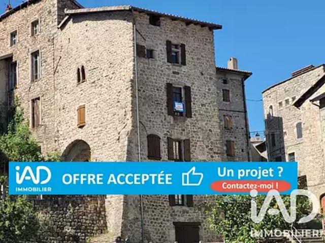 Le Cheylard 07160 Achat / Vente maison 9 pièces t9 cave
