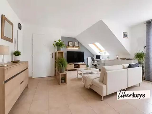 Le Coudray Montceaux 91830 Achat / Vente appartement 3 pièces t3 au dernier étage balcon