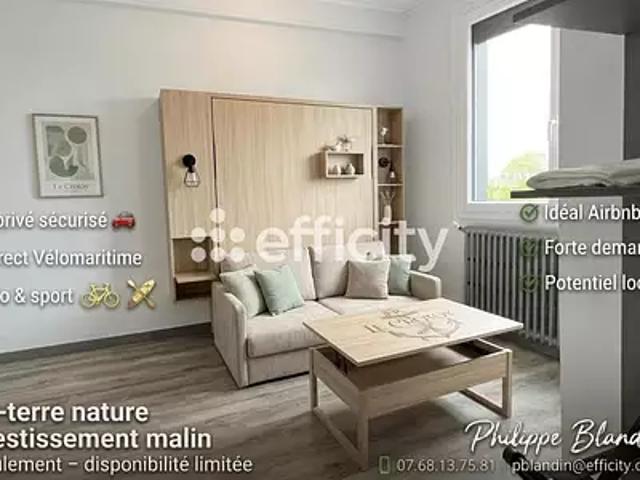 Le Crotoy 80550 Achat / Vente appartement 1 pièce t1 au dernier étage
