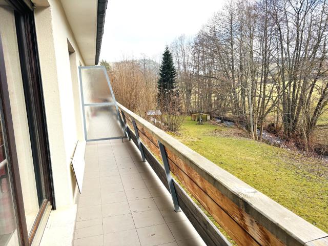 Le HOHWALD: F2 meublé, balcon, parking, vue sur la verdure, dans une résidence avec piscine