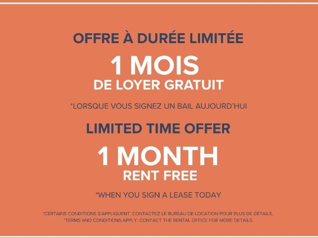 Le James Laval Apartments 1 Bedroom + Den available at 3980 Boulevard Saint Elzéar O Apartment for Rent