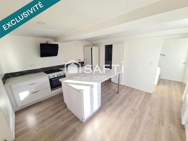 Le luc maison de village 105m2 rénovée, 4 chambres, 2 salles d'eau, 2 caves