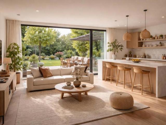 Le luxe d'un jardin XXL en ville: Votre T3 esprit maison à prix réduit !