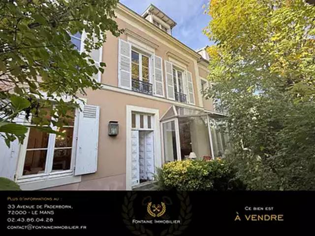 Le Mans 72000 Achat / Vente maison 7 pièces t7