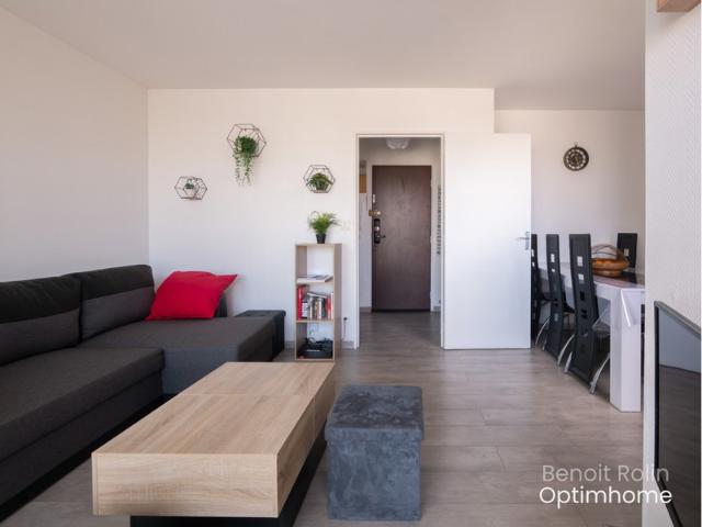 LE MANS 72 – Quartier Est | Appartement T2 de 53M2 avec balcon, vue panoramique et aucun travaux