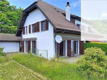 LE MONT SUR LAUSANNE – Doppelhaus zum Verkauf mit Garten und Garagenbox