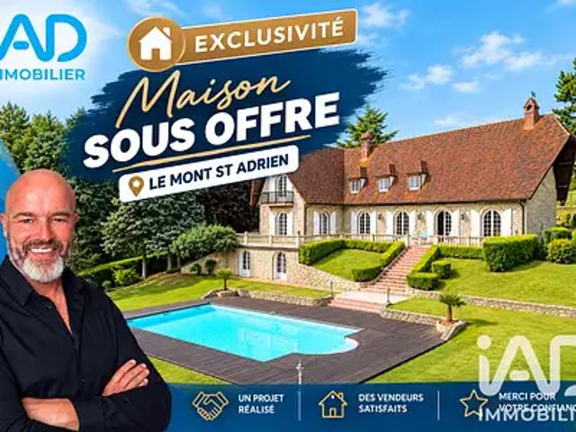Le Mont Saint Adrien 60650 Achat / Vente maison 8 pièces t8 piscine terrasse