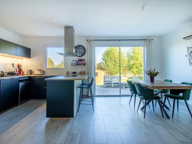 LE MUNG, MAISON PLAIN PIEDS, 100 M2, 3 CHAMBRES, GARAGE, JARDIN 820 M2