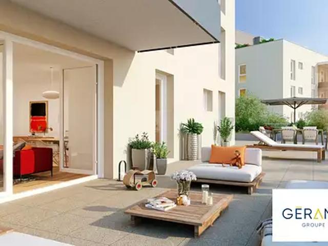 Le Petit Quevilly 76140 Location appartement 3 pièces t3 au dernier étage terrasse