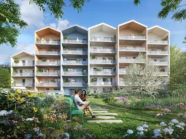 Le Pont de Claix 38800 Achat / Vente appartement neuf 2 pièces t2 terrasse balcon