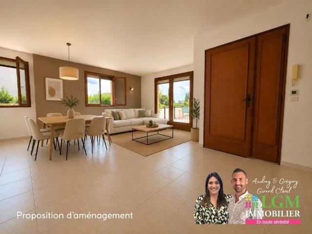 Le potentiel d'une grande maison familiale dans un secteur r. 153m² Saint Georges d'Orques
