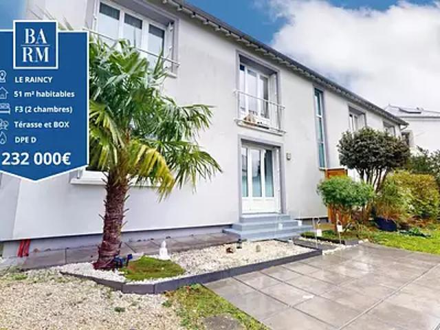 Le Raincy 93340 Achat / Vente appartement 3 pièces t3
