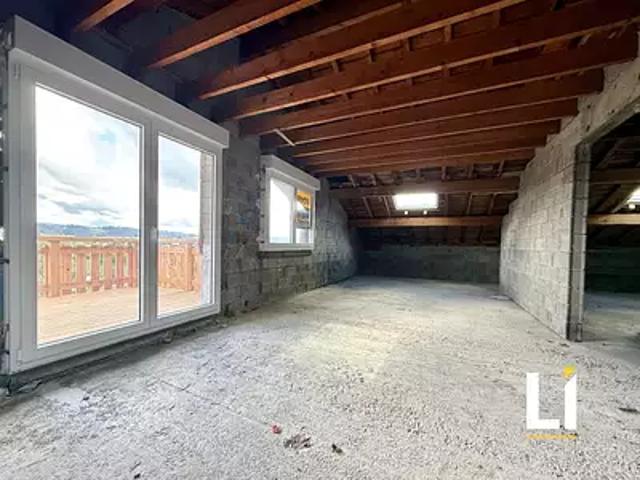 Le Russey 25210 Achat / Vente appartement 3 pièces t3 au dernier étage terrasse