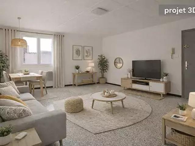 Le Soler 66270 Achat / Vente appartement 3 pièces t3 au dernier étage
