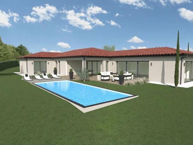 Lentilly, terrain de 1700m2 au calme et idéalement exposé