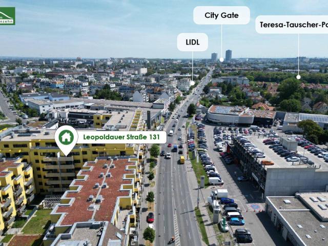 LEO 131 Tolle 2 Zimmer Wohnung mit Balkon! Nur 4 Bus Stationen zum Bahnhof Floridsdorf und viel Grün in der Nähe!