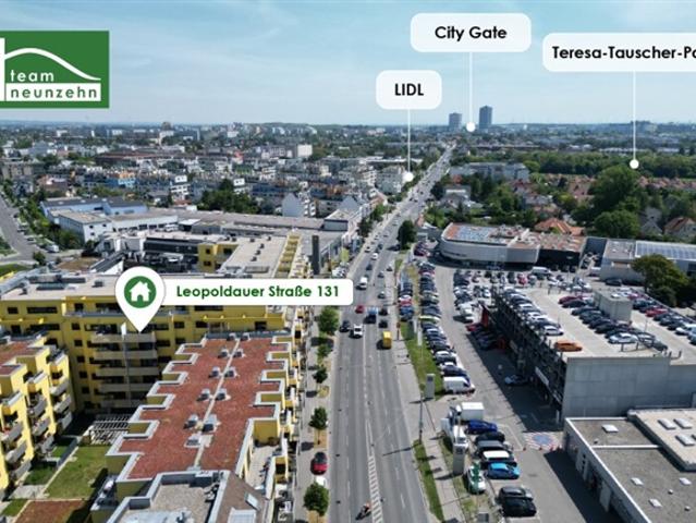 LEO 131 Tolle 2 Zimmer Wohnung mit Balkon! Nur 4 Bus Stationen zum Bahnhof Floridsdorf und viel Grün in der Nähe!
