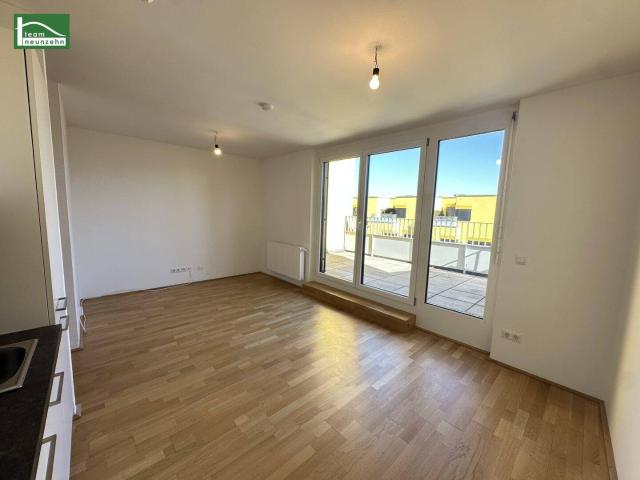 LEO 131 Tolle 3 Zimmer Wohnung mit 2 großen Terrassen! Nur 4 Bus Stationen zum Bahnhof Floridsdorf und viel Grün in der Nähe!