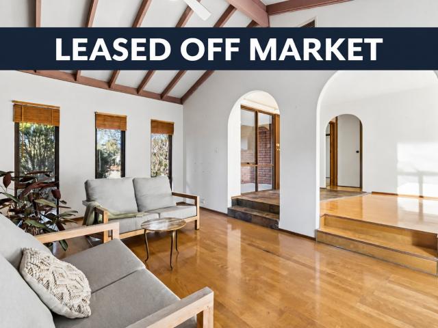 LEASED OFF MARKET !