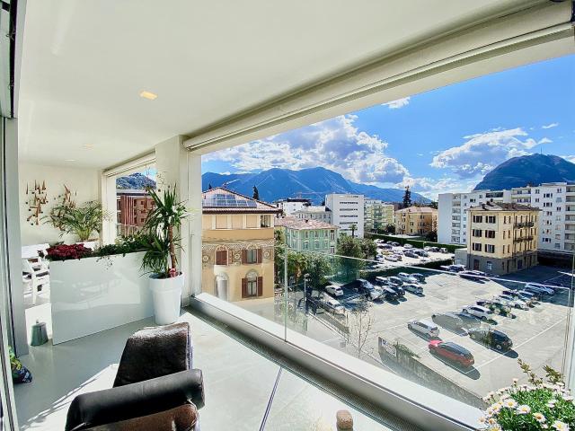 Leben zwischen Vergangenheit und Gegenwart im Zentrum von Lugano 6.5 Zi Woh. Neubauwohnung