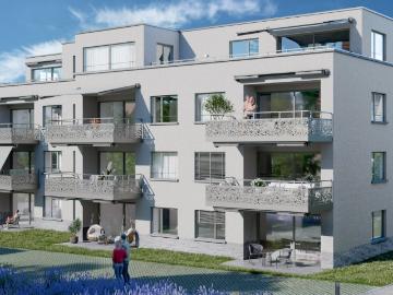 Etagenwohnung kaufen in Hinwil - Balkon