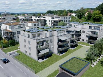 Leben am Wildbach in Hinwil: 4.5 Zimmer Attikawohnung