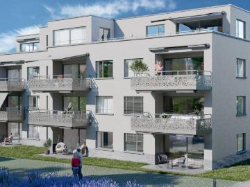 Etagenwohnung kaufen in Hinwil - Garten