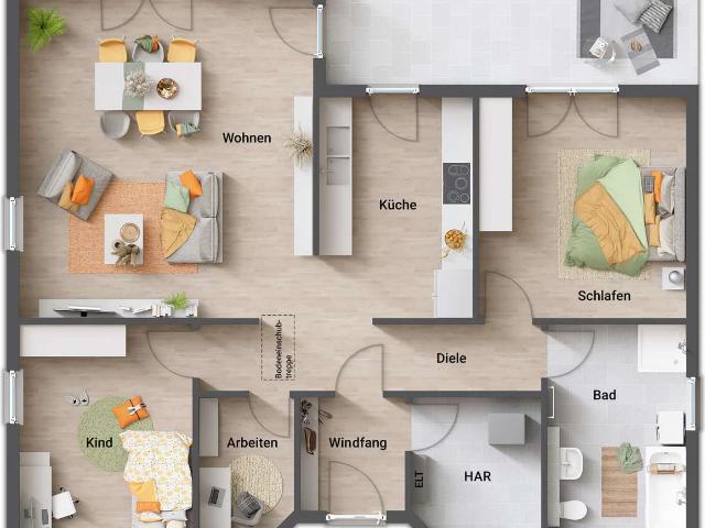 Leben auf einer Ebene. Ein Bungalow der es in sich hat im aktuellen Baugebiet in Bad Gandersheim!