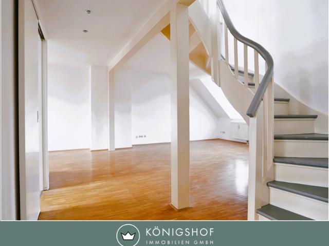 Leben in der City: Charmante 3,5 Zimmer Maisonettewohnung mit gemeinschaftlicher Dachterrasse