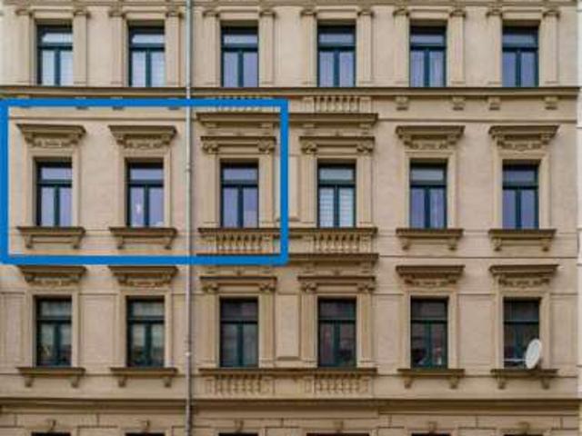Lebendig wohnen in Leipzig: heller 2 Zimmer Altbau in ruhiger Lage