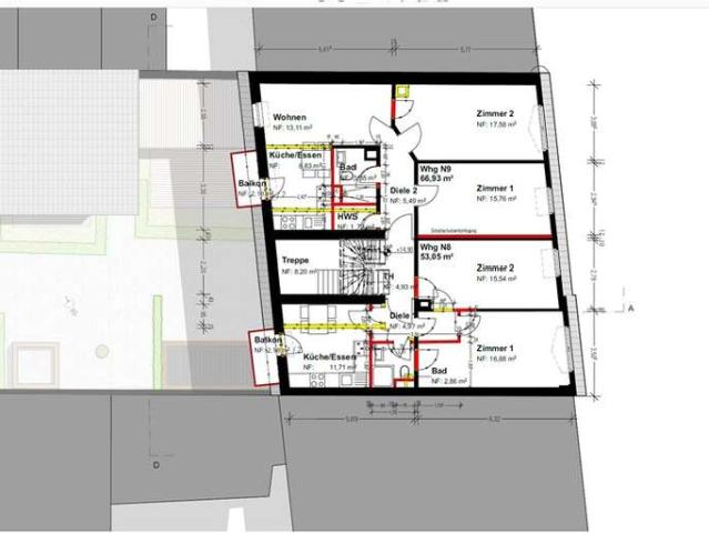 Lebendiges Stadtleben: 3 Zimmer Wohnung in Heidelberg Bergheim