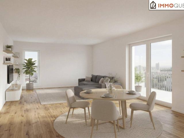 Lebenswert Wohnen Wels! Barrierefrei erreichbare Neubauwohnung in Wels mit privatem Freiraum, Lift, Kellerabteil und Stellplatz Provisionsfrei für den Käufer
