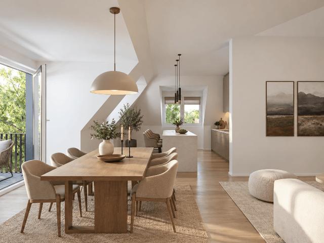 LEBENSGENUSS PUR loftartige Deckenhöhe bis 3,49 TOLLE 2 Zimmer DG Wohnung Zahlung bei Fertigstellung!