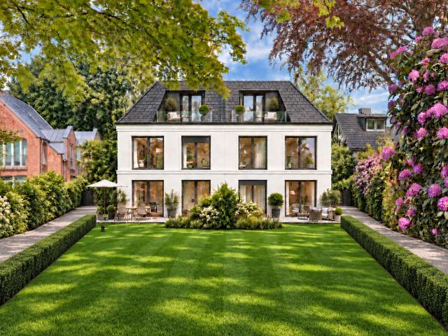 Lebensqualität in moderner Architektur in Elbnähe im begehrten Othmarschen