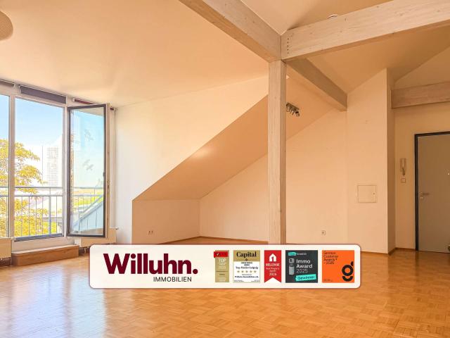 Leerstehend | Aufzug | Dachgeschoss | Balkon | Tageslichtbad | Parkettboden