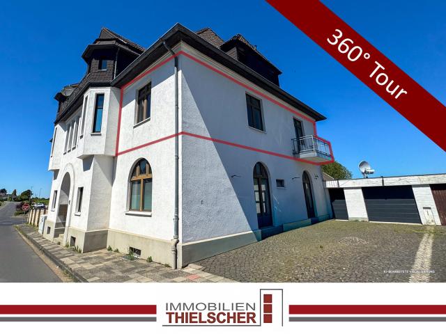 Leerstehende 3 Zimmer Wohnung mit Balkon, Garage und Gemeinschaftsgarten in historischem Gebäude