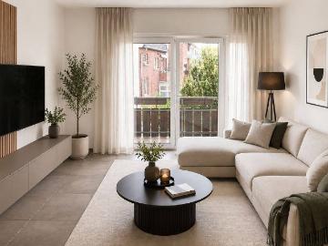Leerstehende 3 Zimmer Wohnung mit ruhig gelegenem Sonnenbalkon