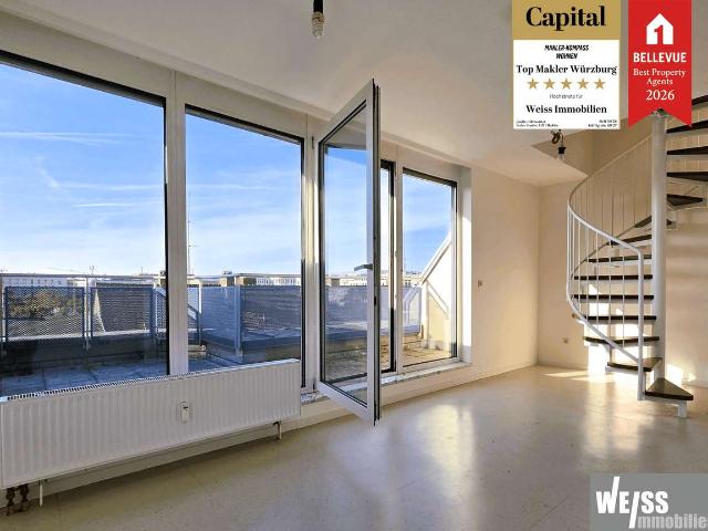 Leerstehende 2 Zimmer Wohnung über 2 Etagen mit großem Potenzial