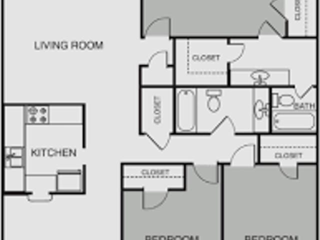 Legacy Pointe 2 Bedroom Apartment for Rent at 6838 Cantrell Rd, Little Rock, AR 72207