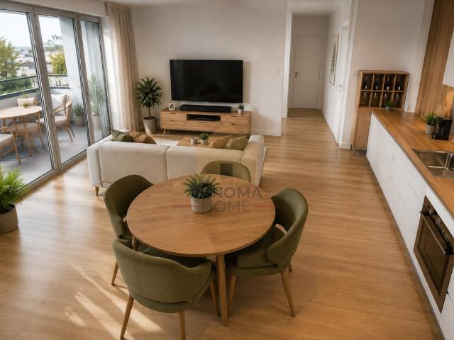 Polecam nowoczesne 36,81 m² mieszkanie z balkonem i ogrzewaniem podłogowym