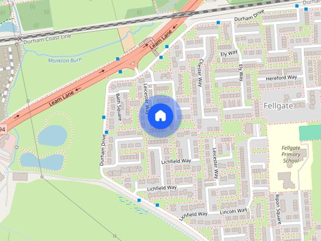 Leicester Way, Fellgate, Jarrow, Tyne and Wear, NE32 4XJ