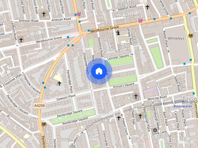 Leinster Square, Westbourne Grove, London, W2